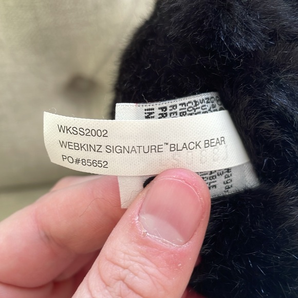 Webkinz Signature Black Bear - Picture 8 of 9
